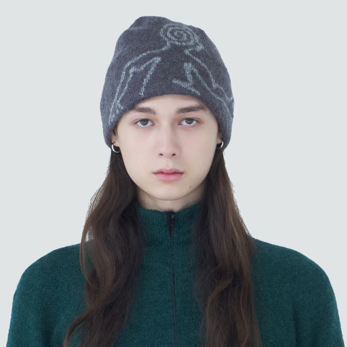 HIKINGPATROL EXPLORATION MOHAIR MIXED BEANIE (HP26028)