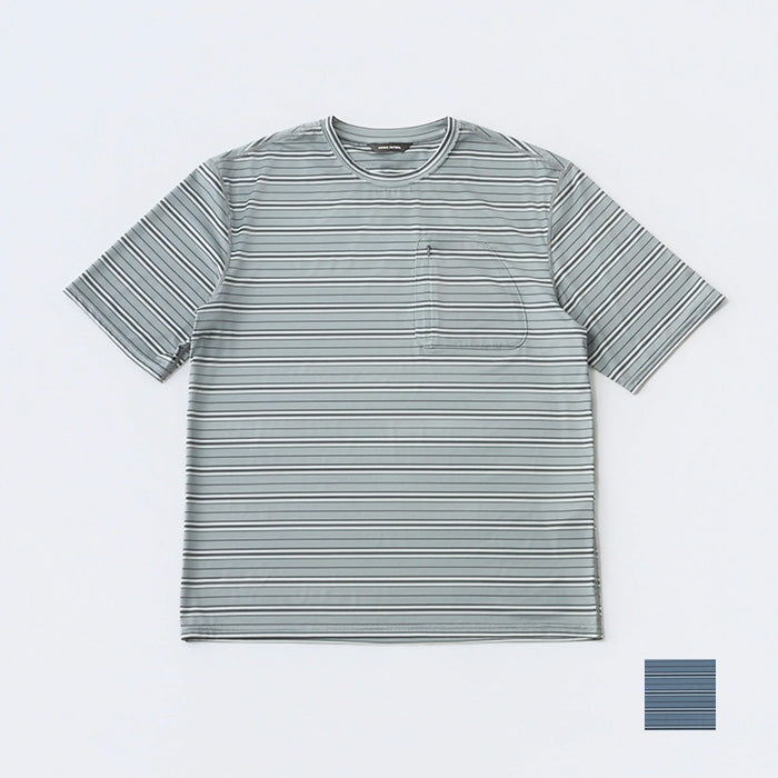 HIKINGPATROL STRIPED SHORT SLEEVE T-SHIRT HP26011
