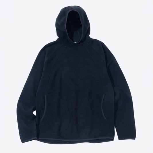HIKINGPATROL ORBIT KNIT HOODED PULLOVER / BLACK (HP26023)