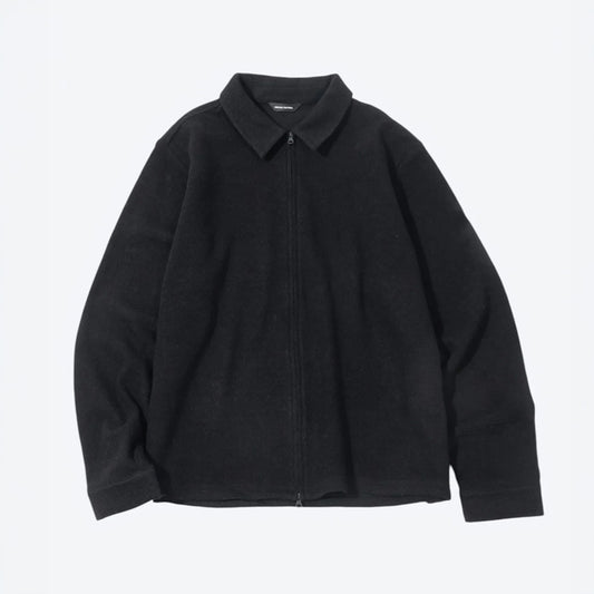 HIKINGPATROL EDGE KNIT ZIP SHIRT / BLACK (HP26024)