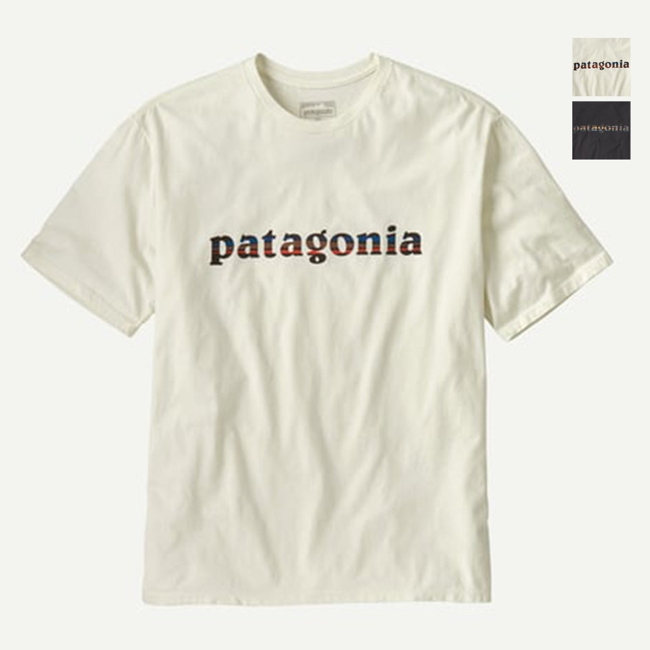 patagonia 37776 メンズ・'73 テキスト・ロゴ・オーガニック・Tシャツ (PATAGONIA25010)