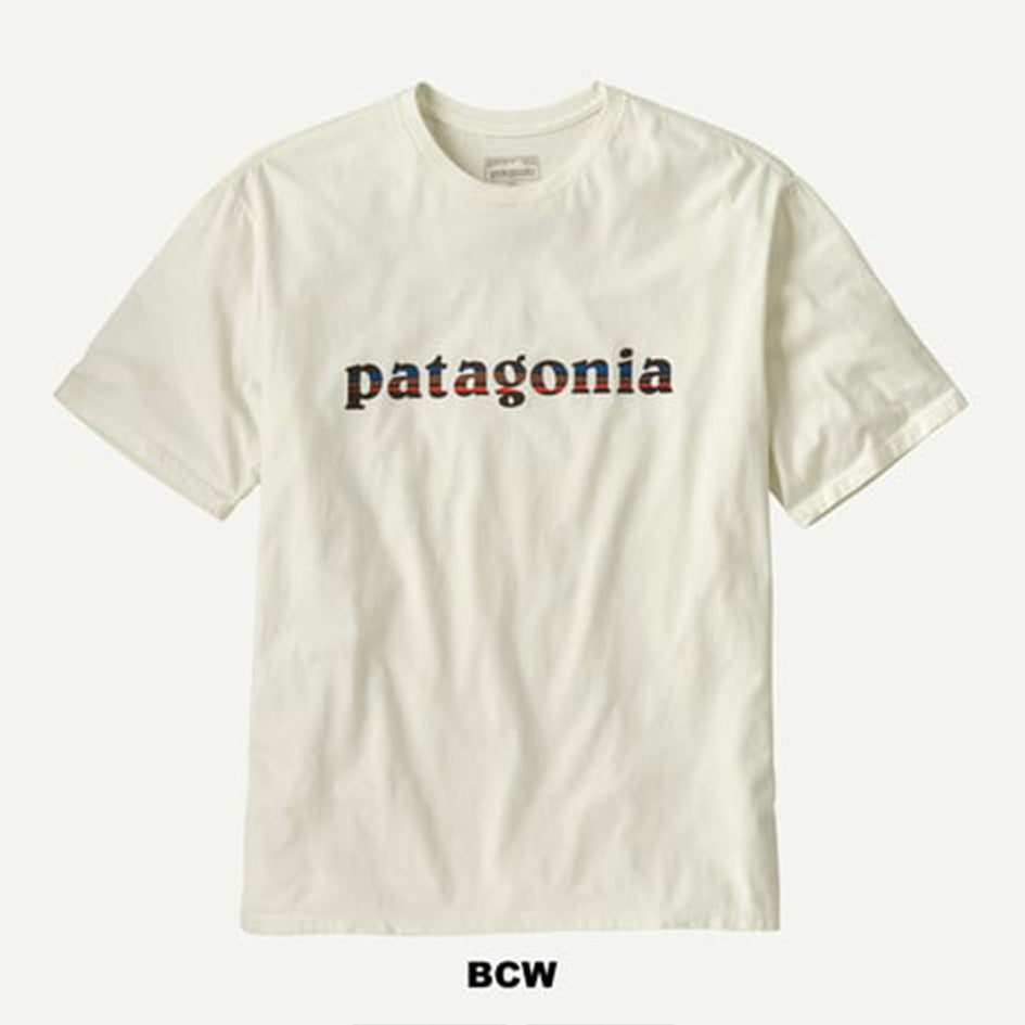 patagonia 37776 メンズ・'73 テキスト・ロゴ・オーガニック・Tシャツ (PATAGONIA25010)
