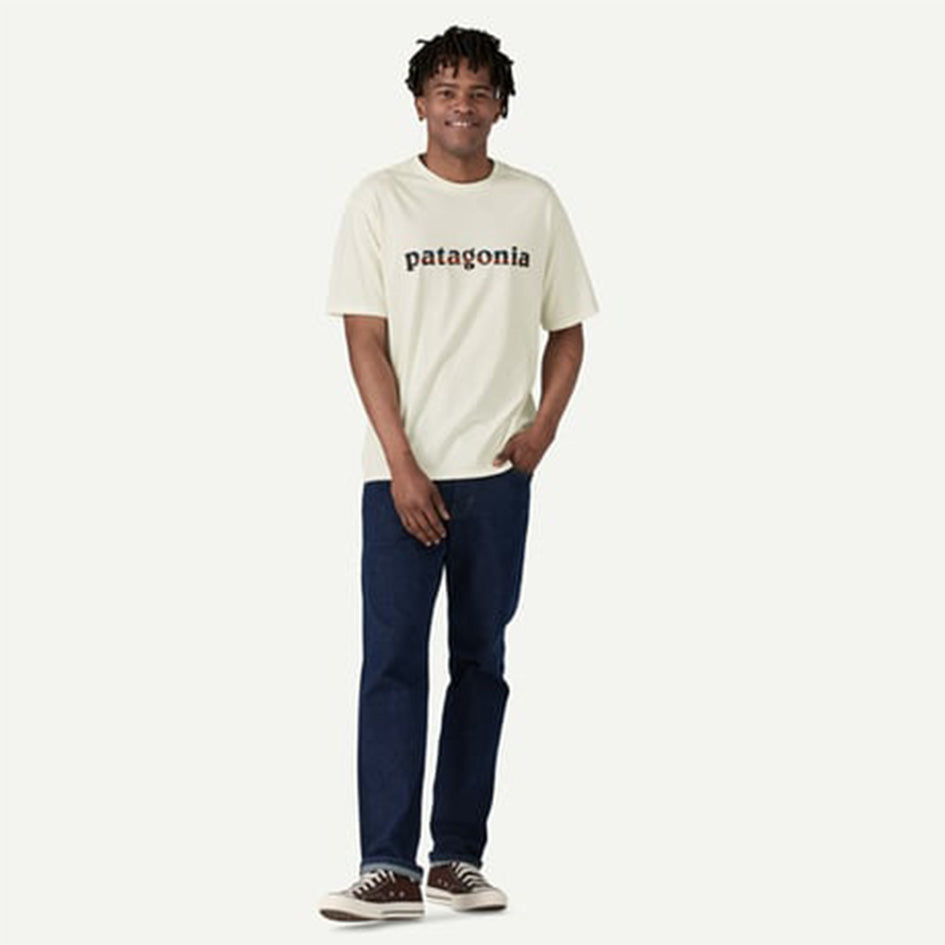 patagonia 37776 メンズ・'73 テキスト・ロゴ・オーガニック・Tシャツ (PATAGONIA25010)