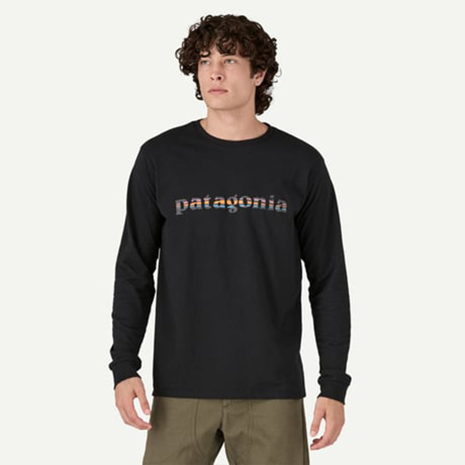 patagonia 37780 メンズ・ロングスリーブ・'73 テキスト・ロゴ・レスポンシビリティー (PATAGONIA25011)