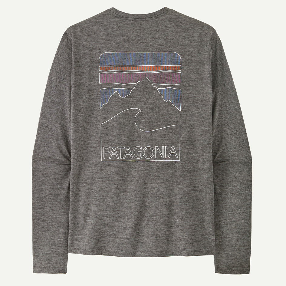 patagonia 44934 メンズ・ロングスリーブ・キャプリーン・クール・サン・シャツ（ピーク・ビジョンズ）(PATAGONIA26006)