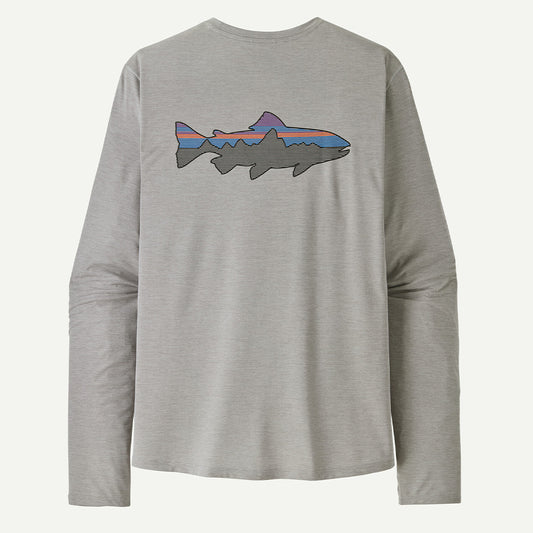 patagonia 44932 メンズ・ロングスリーブ・キャプリーン・クール・サン・シャツ（フィッツロイ・トラウト）(PATAGONIA26017)