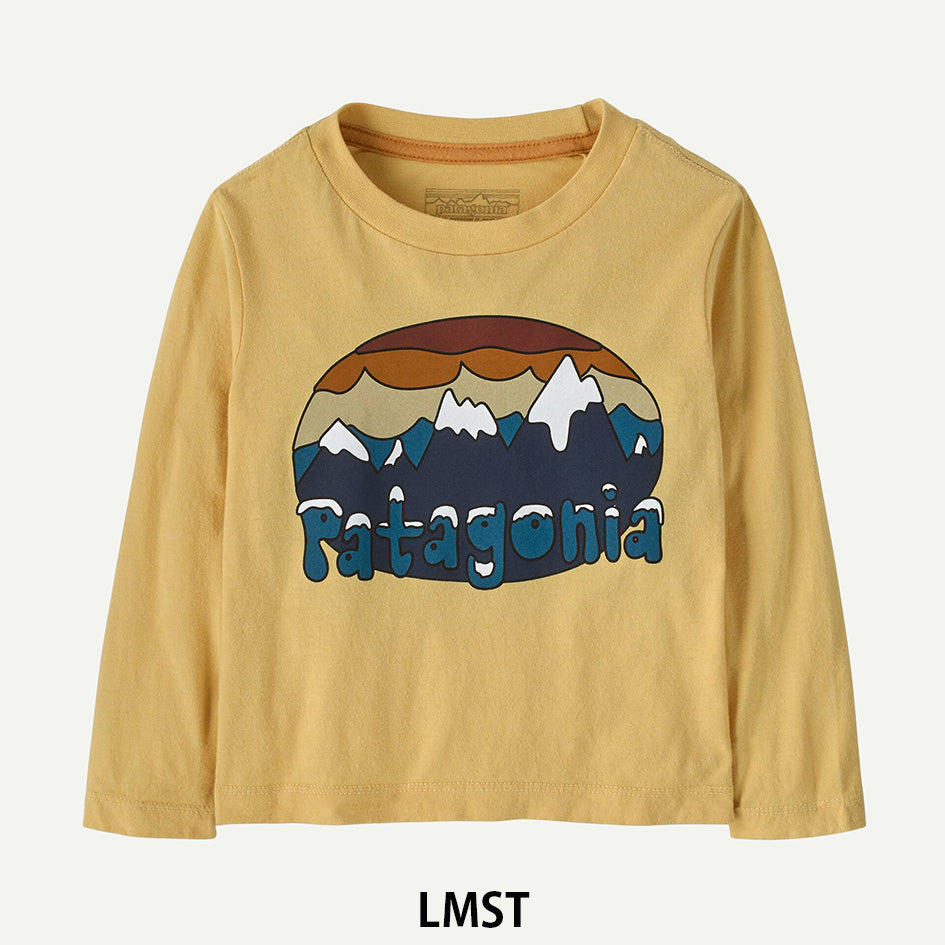patagonia 60357 ベビー・ロングスリーブ・フィッツロイ・フラーリーズ・Tシャツ(PATAGONIAKS059)