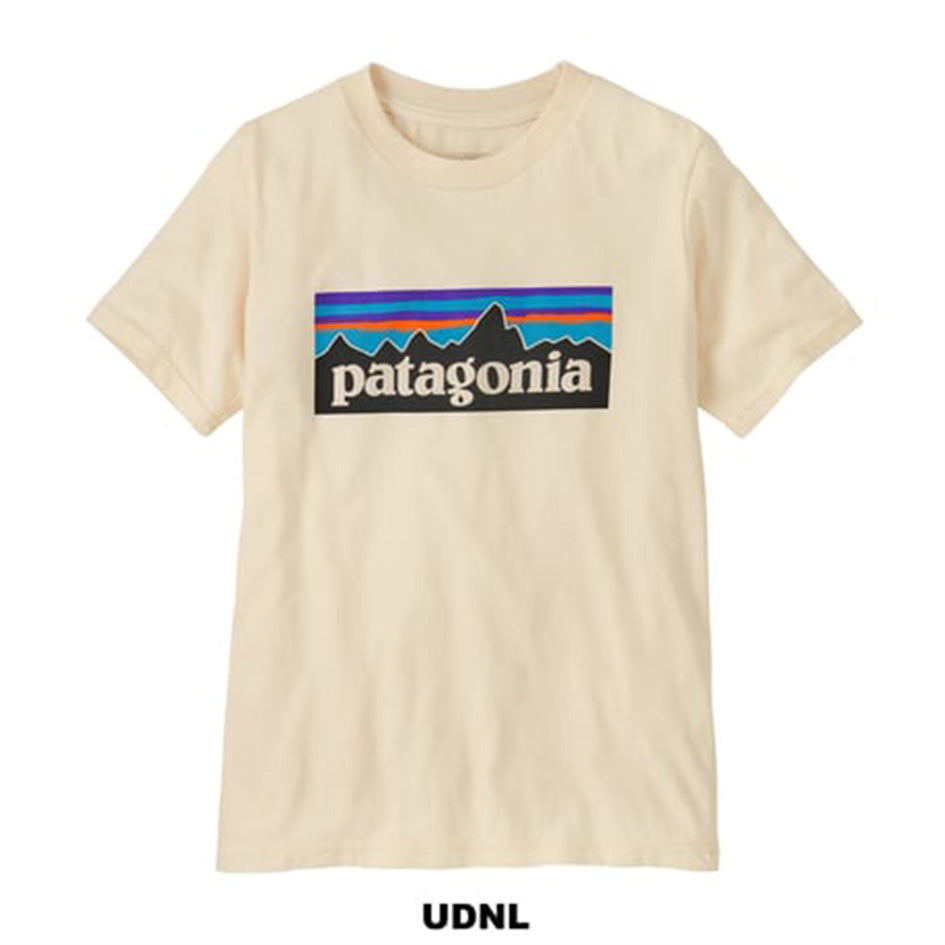 patagonia 62148 キッズ・P-6 ロゴ・Tシャツ (PATAGONIKS25008)