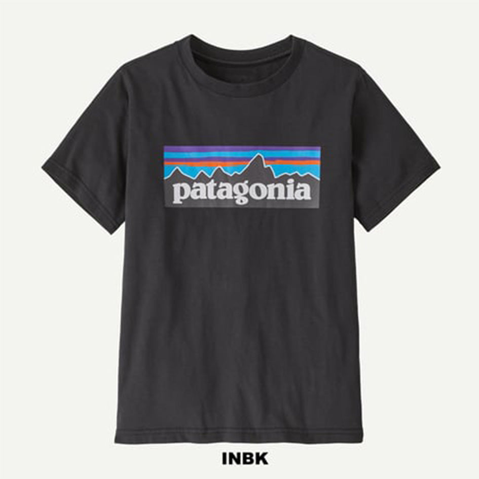 patagonia 62148 キッズ・P-6 ロゴ・Tシャツ (PATAGONIKS25008)