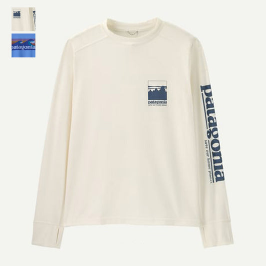 patagonia 62386 キッズ・ロングスリーブ・キャプリーン・シルクウェイト・Tシャツ (PATAGONIKS25010)
