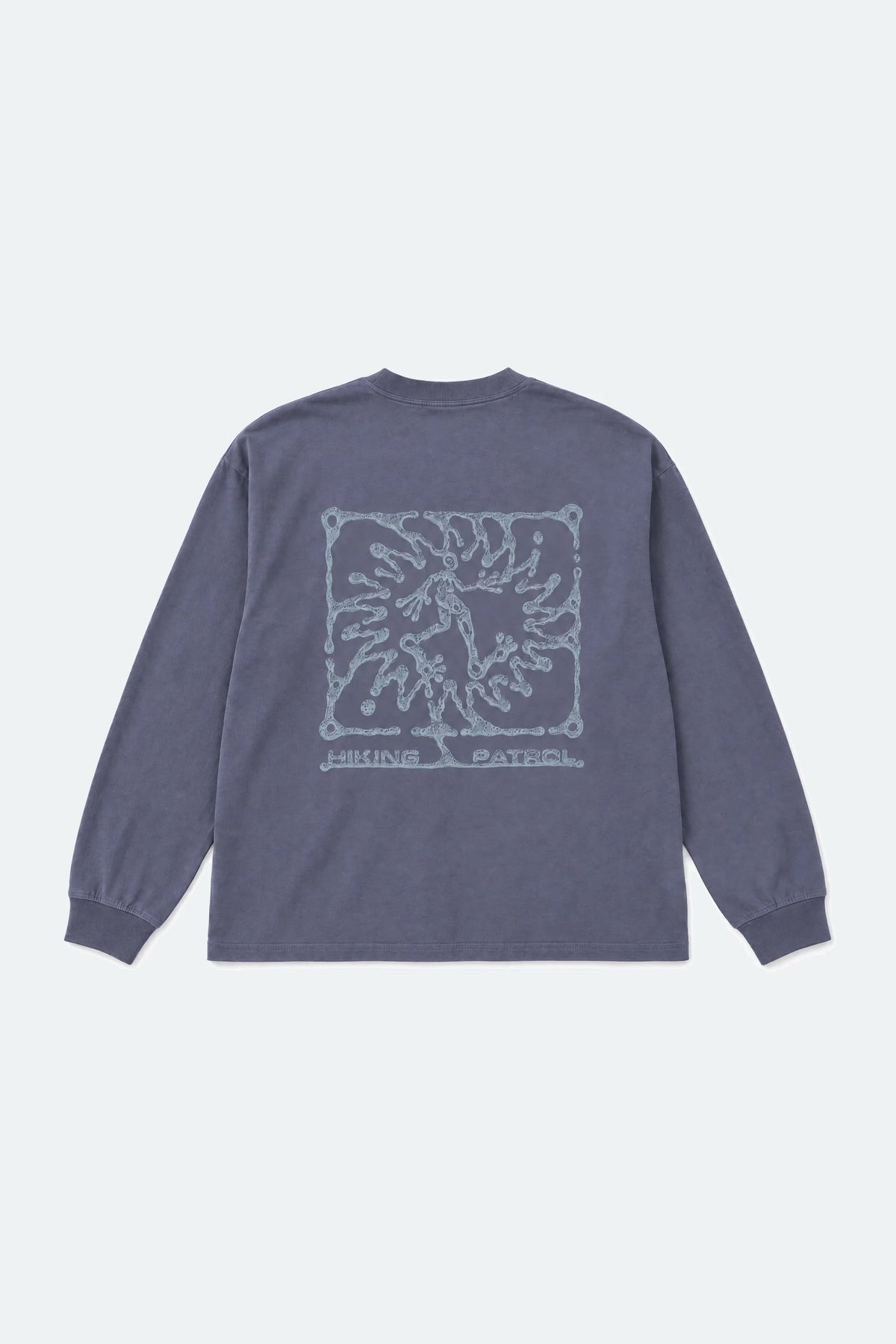 HIKINGPATROL INK DROP L/S T-SHIRT / GREY (HP26027)