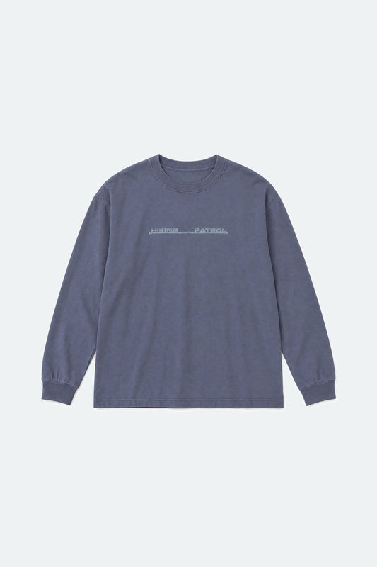 HIKINGPATROL INK DROP L/S T-SHIRT / GREY (HP26027)