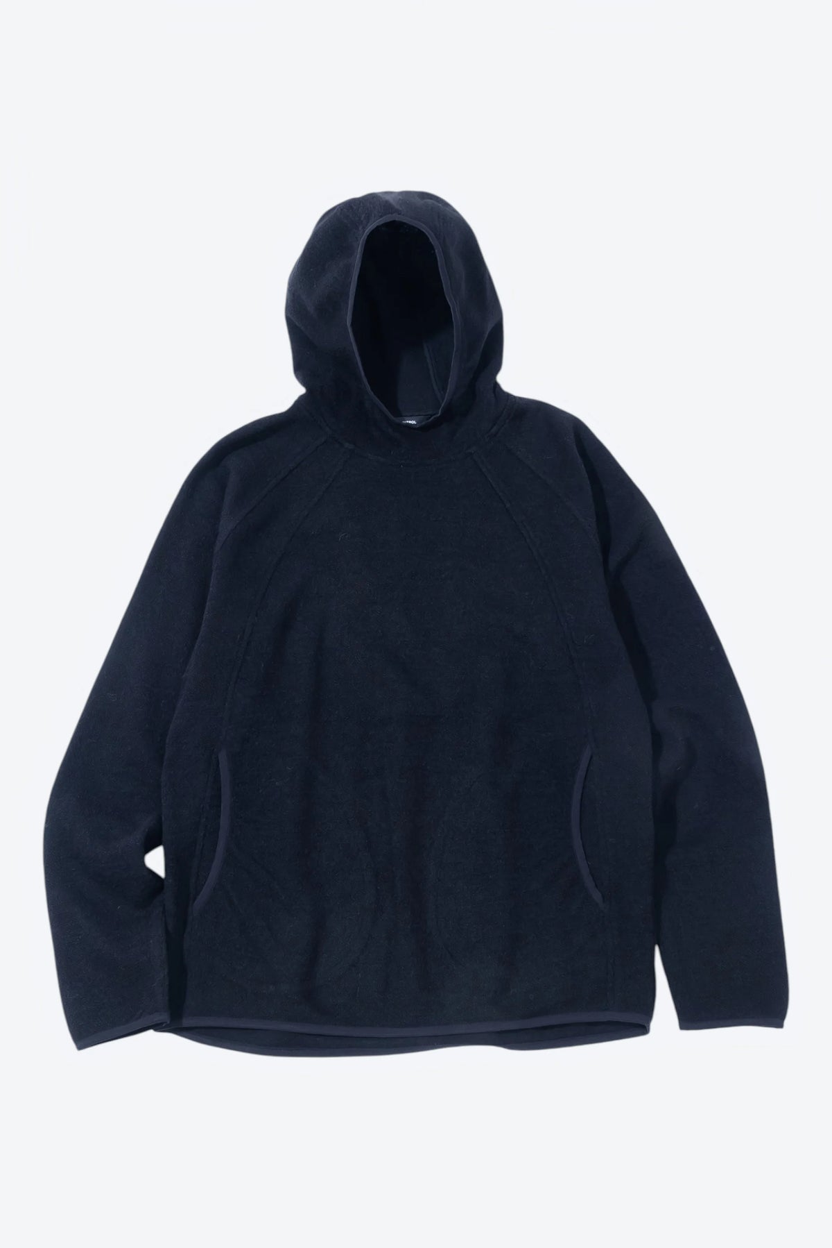 HIKINGPATROL ORBIT KNIT HOODED PULLOVER / BLACK (HP26023)