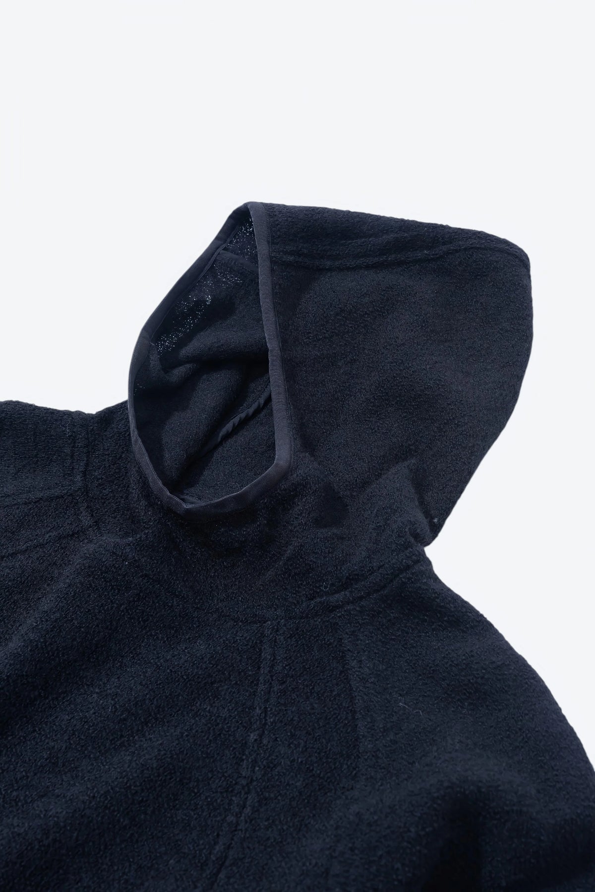 HIKINGPATROL ORBIT KNIT HOODED PULLOVER / BLACK (HP26023)