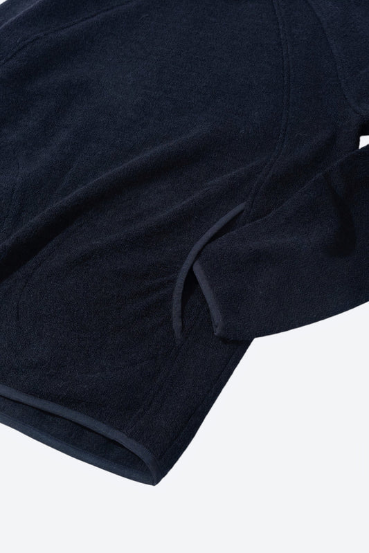 HIKINGPATROL ORBIT KNIT HOODED PULLOVER / BLACK (HP26023)