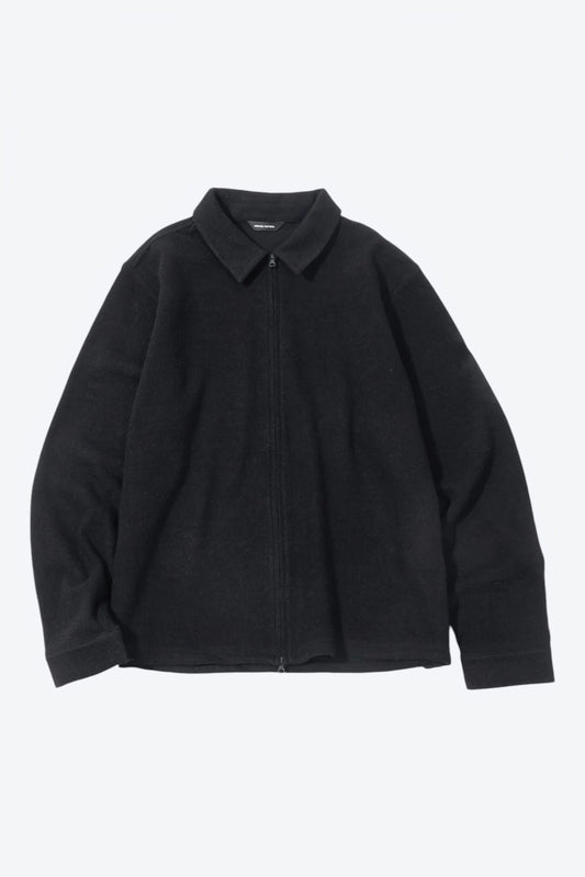 HIKINGPATROL EDGE KNIT ZIP SHIRT / BLACK (HP26024)