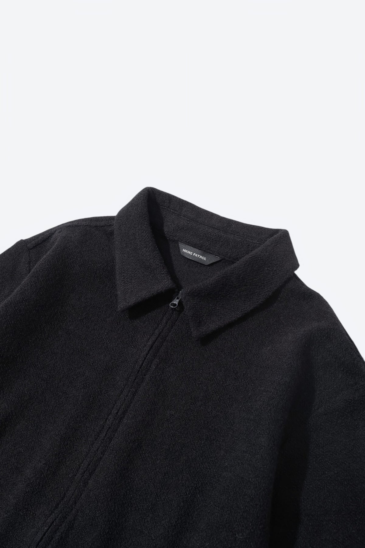 HIKINGPATROL EDGE KNIT ZIP SHIRT / BLACK (HP26024)