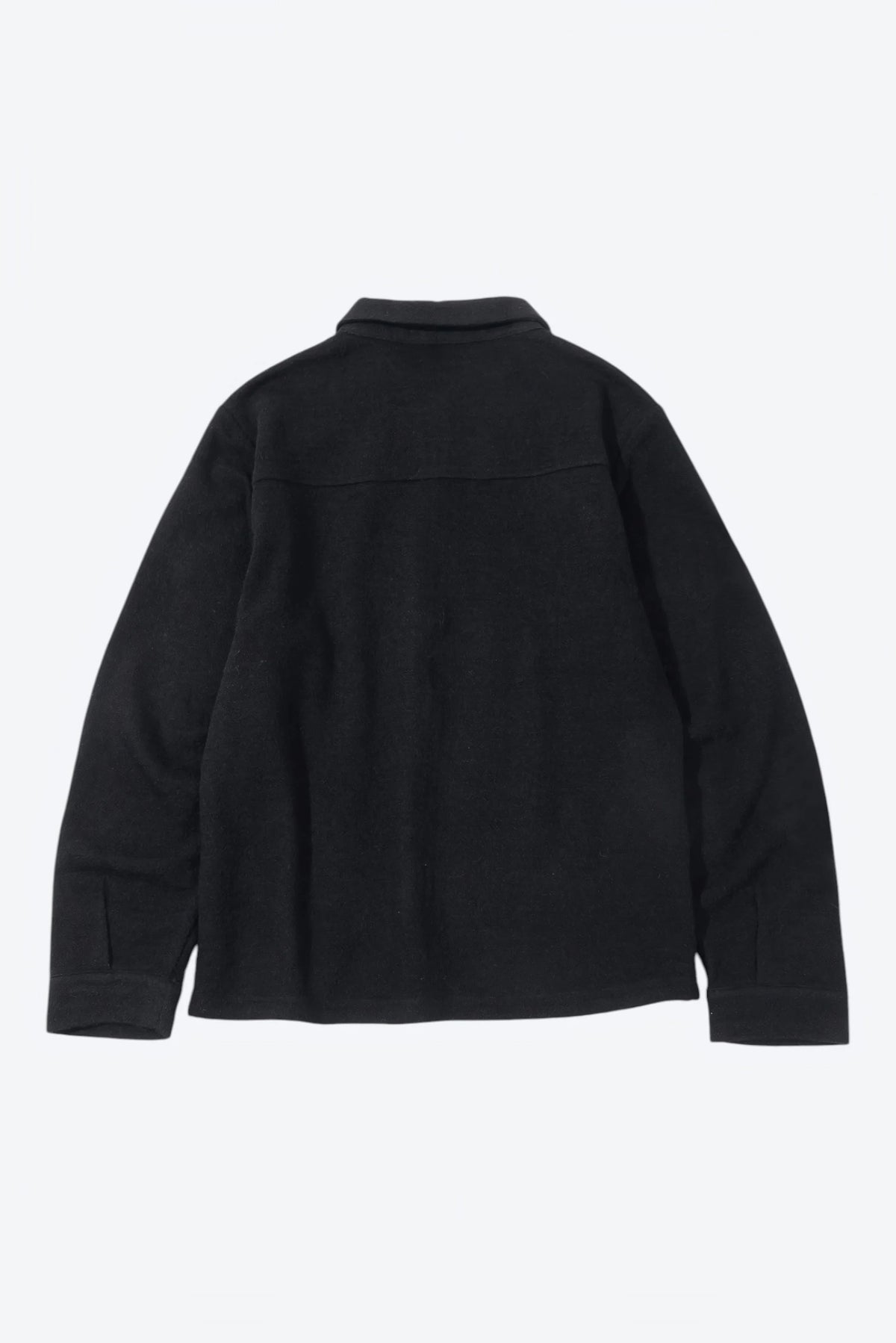 HIKINGPATROL EDGE KNIT ZIP SHIRT / BLACK (HP26024)