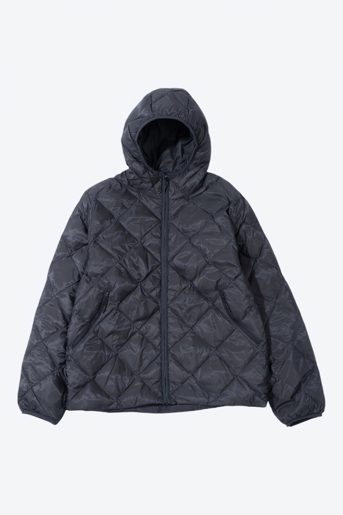 Hiking Patrol Base LT Down Hooded Jacket　【Charcoal Black】　ライトダウン フーディ M L　/ (HP26018)