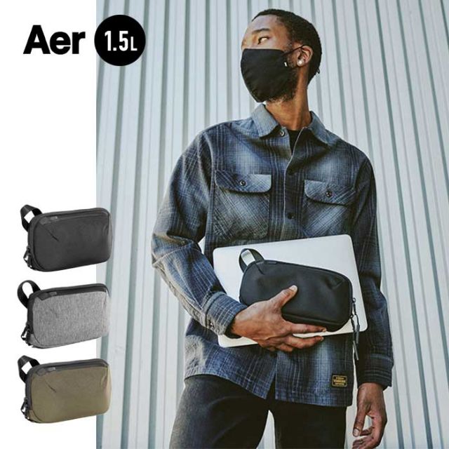 エアー ポーチ Aer [ 21028/ 22028/ 25028 ] SLIM POUCH スリムポーチ 小物ケースポーチ トラベル 収納ケース ケース オーガナイザー ビジネス 旅行 おしゃれ