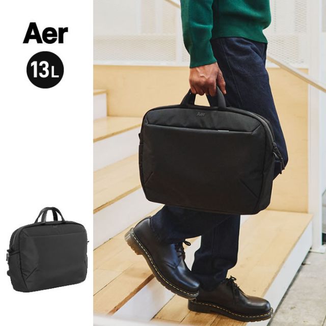 エアー ショルダーバッグ AER (61006) PRO BRIEF プロブリーフ BLK ビジネスバッグ 新生活 社会人 [230918]