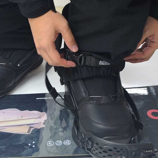 スノーボード リーシュコード 流れ止め オータムガレージ AUTUMN GARAGE (LC100AG) HOODオリジナル スノーボード用アクセサリー メール便 [231010]