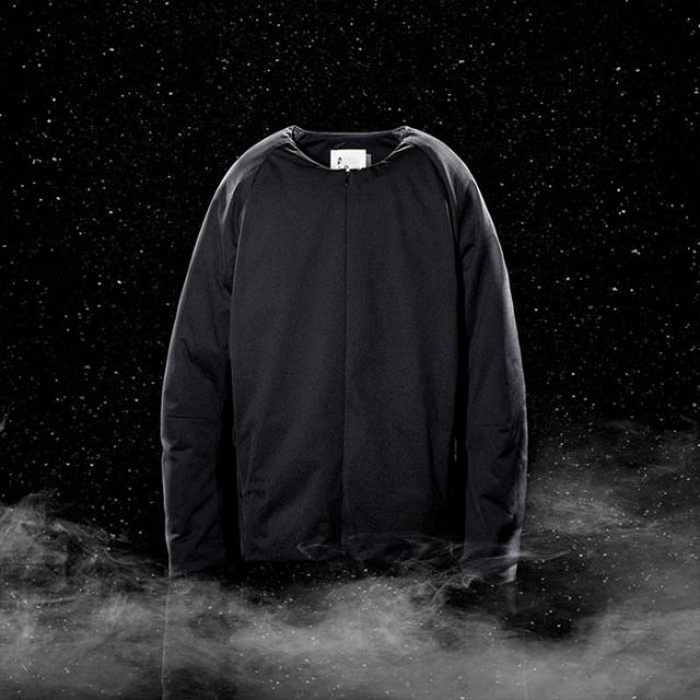アライドフェザーアンドダウン ジャケット ラウンジダウンブルゾン ALLIED FEATHER + DOWN LOUNGE DPWN BLOUSON メンズ レディース ユニセックス ブラック M / K (241030)