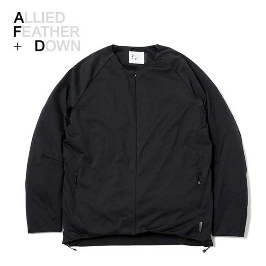 アライドフェザーアンドダウン ジャケット ラウンジダウンブルゾン ALLIED FEATHER + DOWN LOUNGE DPWN BLOUSON メンズ レディース ユニセックス ブラック M / K (241030)