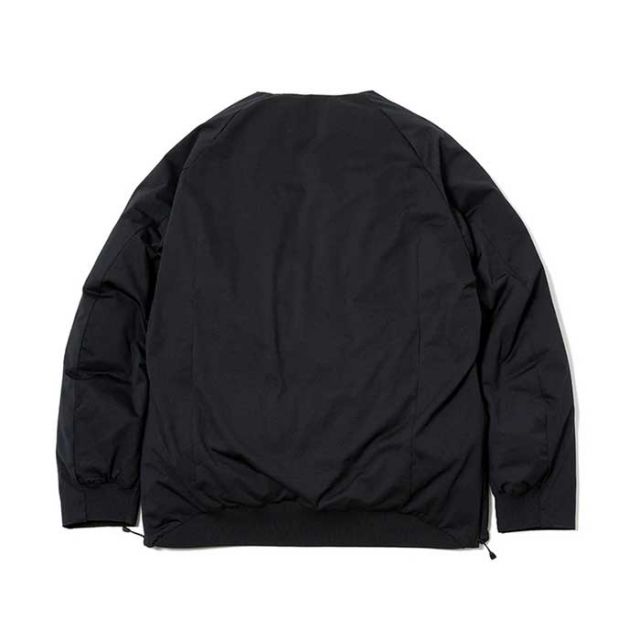 アライドフェザーアンドダウン ジャケット ラウンジダウンブルゾン ALLIED FEATHER + DOWN LOUNGE DPWN BLOUSON メンズ レディース ユニセックス ブラック M / K (241030)