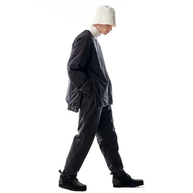 アライドフェザーアンドダウン ジャケット ラウンジダウンブルゾン ALLIED FEATHER + DOWN LOUNGE DPWN BLOUSON メンズ レディース ユニセックス ブラック M / K (241030)