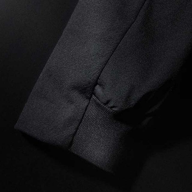 アライドフェザーアンドダウン ジャケット ラウンジダウンブルゾン ALLIED FEATHER + DOWN LOUNGE DPWN BLOUSON メンズ レディース ユニセックス ブラック M / K (241030)