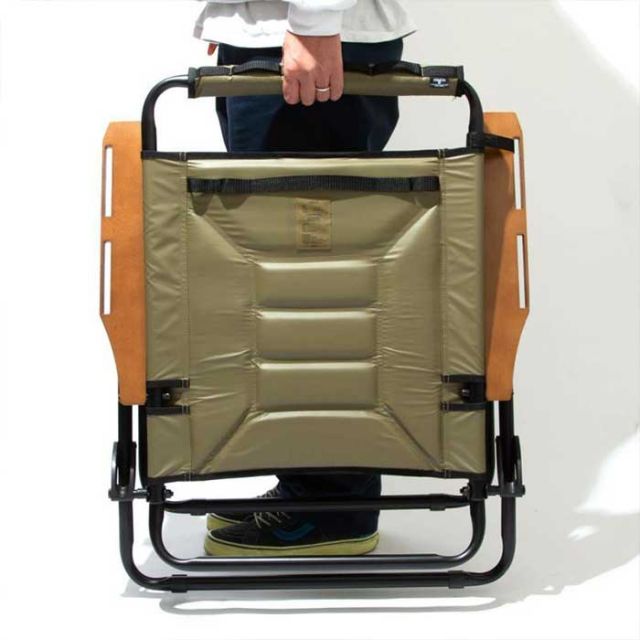 AS2OV アッソブ アウトドアチェア HIGH BACK RECLINING LOW ROVER CHAIR [KHAKI・BLACK] ハイバックローバーチェア 392101 椅子 折り畳み ファニチャー