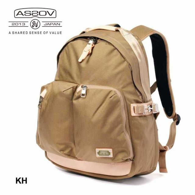アッソブ バックパック AS2OV AS20V 2ポケット デイパック 62300 30L EX BALLISTIC 2 POCKET DAYPACK リュック デイパック ブラック カーキ PCポケット バリスティックナイロン (240430)