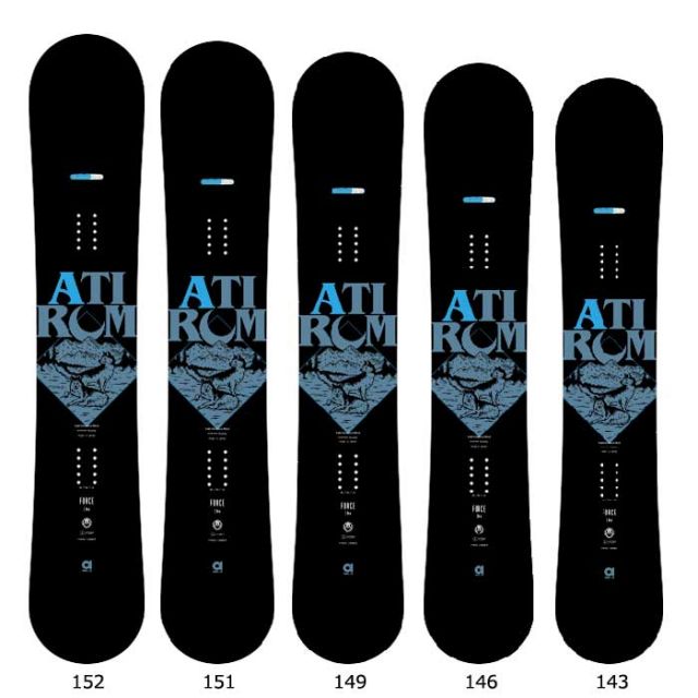 アチロム ATIROM スノーボード板 24/25 FORCE フォース キャンバー (241218)