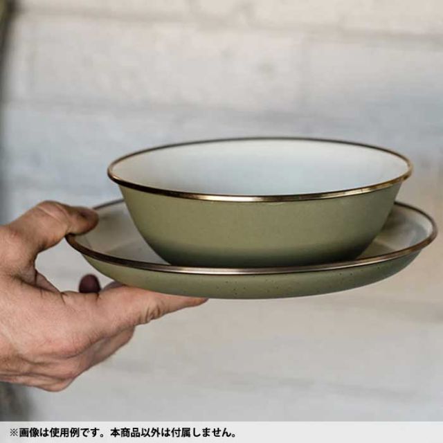 ベアボーンズリビング エナメル2トーン サラダプレート2枚セット Barebones Living (20235056) BBL 皿 食器 キャンプ