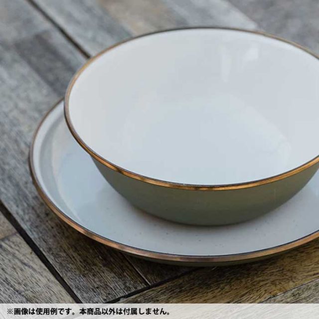 ベアボーンズリビング エナメル2トーン サラダプレート2枚セット Barebones Living (20235056) BBL 皿 食器 キャンプ