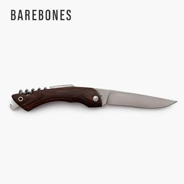 ベアボーンズ ナイフ BAREBONES 20235026 プロビジョン コークスクリューナイフ コルクスクリュー 栓抜き ピクニックナイフ キャンプ アウトドア 折りたたみ フォールディングナイフ 万能ナイフ (240908)
