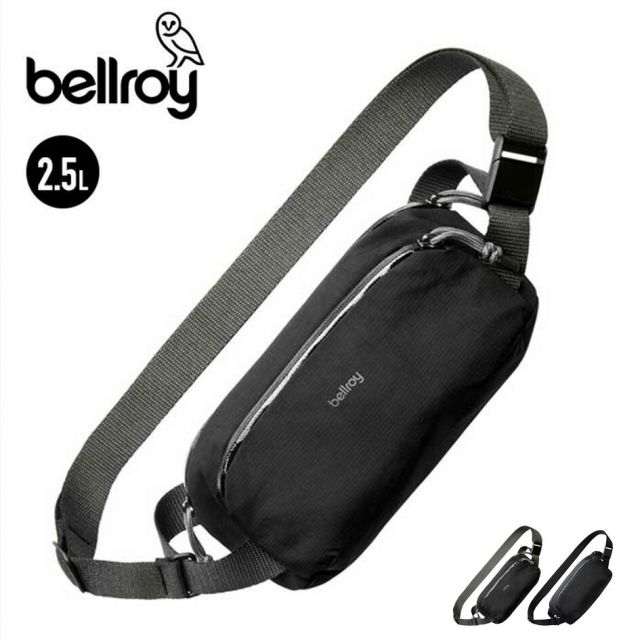 ベルロイ ボディバッグ ウエストバッグ ウエストポーチ ショルダーバッグ 斜めがけバッグ BELLROY Venture Ready Sling 2.5L メンズ レディース ユニセックス ブラック シンプル 軽量 (240830)