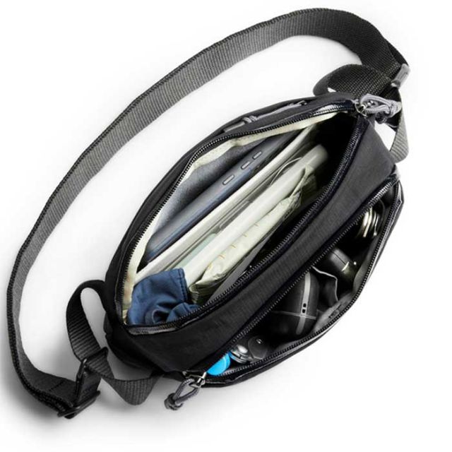 ベルロイ ボディバッグ ウエストバッグ ウエストポーチ ショルダーバッグ 斜めがけバッグ BELLROY Venture Ready Sling 2.5L メンズ レディース ユニセックス ブラック シンプル 軽量 (240830)