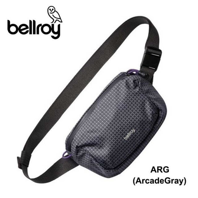 ベルロイ ボディバッグ BELLROY Lite Belt Bag メンズ レディース ユニセックス ショルダーバッグ ブラック グレー 軽量 小さめ 耐水 リップストップ (240830)