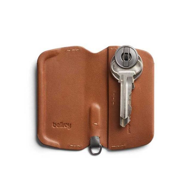 ベルロイ キーケース BELLROY Key Cover メンズ レディース 革 レザー ユニセックス ブラウン スマートキー キーカバー 薄型 車 キーリング キーホルダー 鍵 小さい 小さめ (240830)