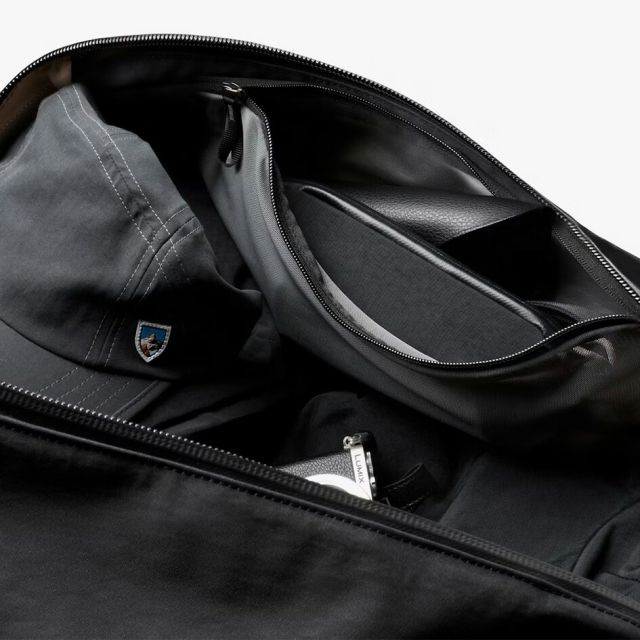 ベルロイ BELLROY VENTURE DUFFEL 55L BLACK ベルロイ ベンチャーダッフル ボストンバッグ 大容量 軽量 防水 旅行 出張 ジムバッグ メンズ レディース ユニセックス ブラック 3WAY リサイクルナイロン素材 (250904)