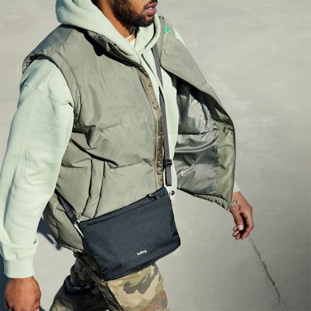 ベルロイ BELLROY LITE SACOCHE 3.5L BLK ベルロイ ライト サコッシュ ショルダーバッグ ミニバッグ 斜めがけ 超軽量 撥水 ナイロン メンズ レディース ユニセックス 旅行 散策 サステナブル ブラック メール便 (250904)
