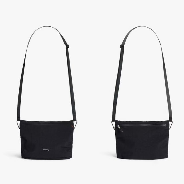 ベルロイ BELLROY LITE SACOCHE 3.5L BLK ベルロイ ライト サコッシュ ショルダーバッグ ミニバッグ 斜めがけ 超軽量 撥水 ナイロン メンズ レディース ユニセックス 旅行 散策 サステナブル ブラック メール便 (250904)