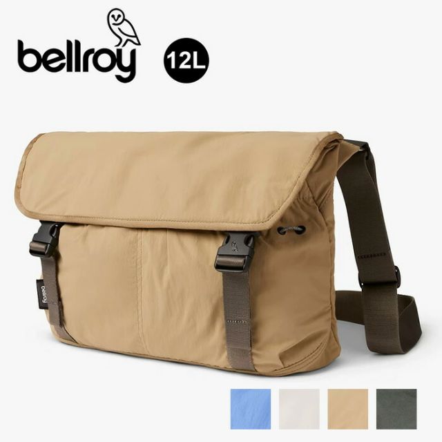ベルロイ BELLROY CINCH MESSENGER BAG  ベルロイ シンチ メッセンジャー ショルダーバッグ 軽量 防水 撥水 リサイクル素材 ノートPC収納 14インチ対応 クロスボディ 通勤 通学 メンズ レディース 通勤 カフェワーク (250904)