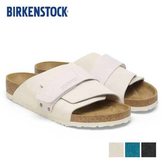 ビルケンシュトック サンダル キョウト レギュラー メンズ ユニセックス birkenstock Kyoto LENB/LEVE(R) ブラック ブルー ホワイト EVA レザー 26cm 26.5cm 27cm (240616)