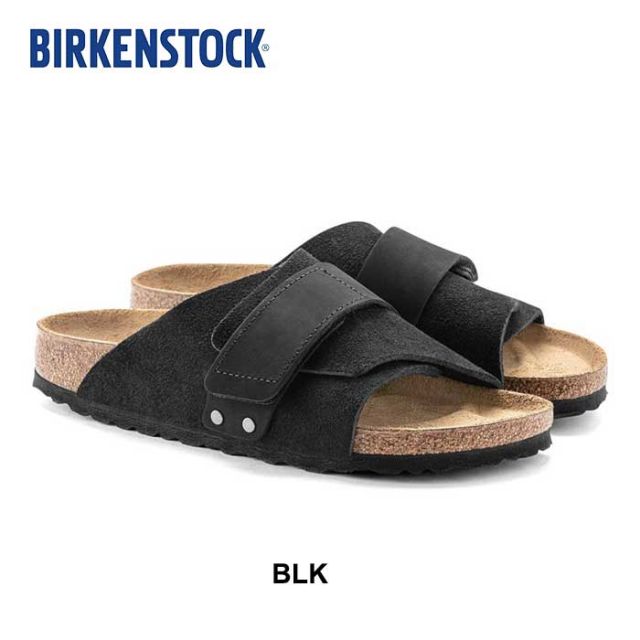 ビルケンシュトック サンダル キョウト レギュラー メンズ ユニセックス birkenstock Kyoto LENB/LEVE(R) ブラック ブルー ホワイト EVA レザー 26cm 26.5cm 27cm (240616)