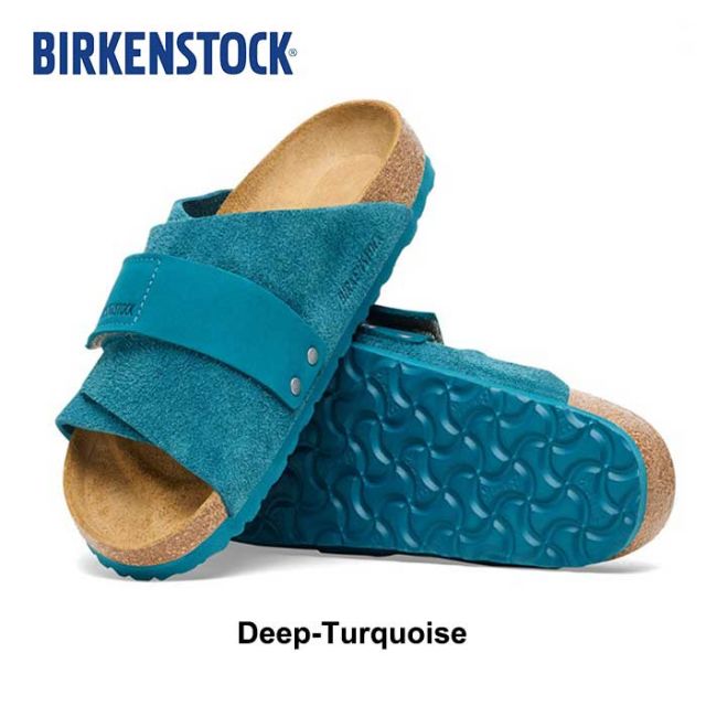 ビルケンシュトック サンダル キョウト レギュラー メンズ ユニセックス birkenstock Kyoto LENB/LEVE(R) ブラック ブルー ホワイト EVA レザー 26cm 26.5cm 27cm (240616)