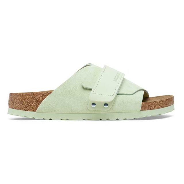 ビルケンシュトック サンダル キョウト ナロー レディース メンズ ユニセックス birkenstock Kyoto LENB/LEVE (N) ブラック グリーン ホワイト 24cm 24.5cm 25cm (240616)
