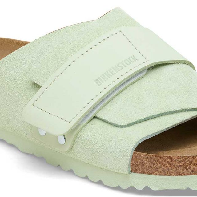 ビルケンシュトック サンダル キョウト ナロー レディース メンズ ユニセックス birkenstock Kyoto LENB/LEVE (N) ブラック グリーン ホワイト 24cm 24.5cm 25cm (240616)